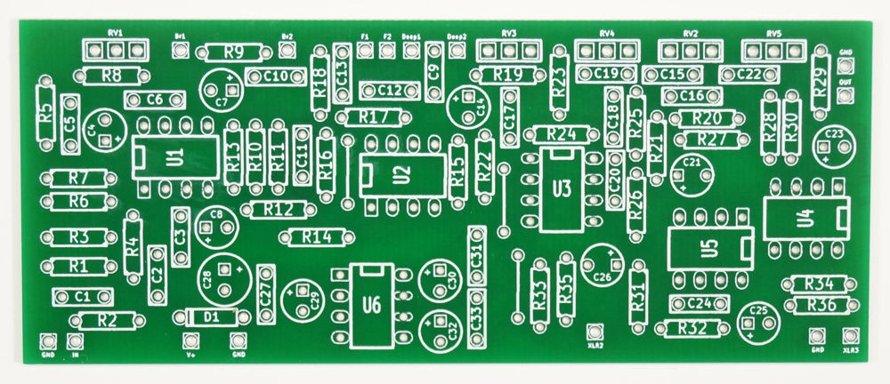 bass preamp pcb